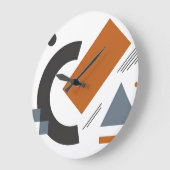 Wandklok met creatief geometrisch ontwerp (Hoek)