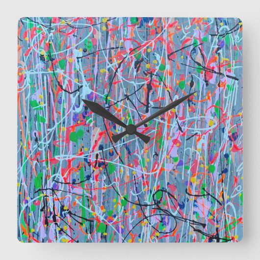 Wandklok met draaibaar zuster (Voorkant)