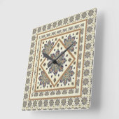 Wandklok met een quilt van medallion (Hoek)