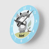 Wandklok met gekantelde wrak (Hoek)