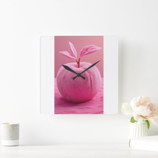 Wandklok met perzik (Huis)