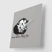 Wandklok met Possum (Hoek)