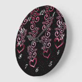 Wandklok met schuifregelaar (Hoek)