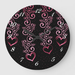 Wandklok met schuifregelaar