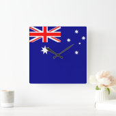 Wandklok met vlag Australië (Huis)