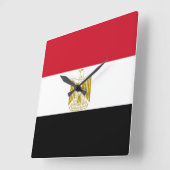 Wandklok met vlag Egypte (Hoek)