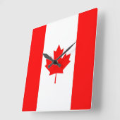 Wandklok met vlag van Canada (Hoek)