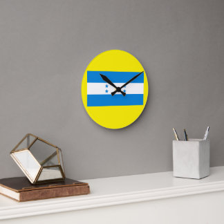 Wandklok met vlag van Honduras