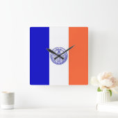 Wandklok met vlag van New York, VS (Huis)