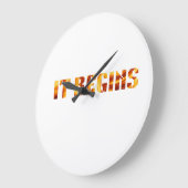 Wandklok | Moderne Huisstijl Grote klok  (Hoek)