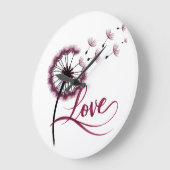 wandklok mooi Liefde (Hoek)