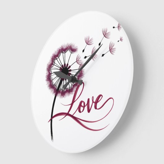 wandklok mooi Liefde (Hoek)