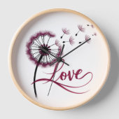 wandklok mooi Liefde (Voorkant)