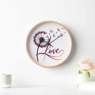 wandklok mooi Liefde