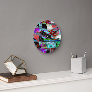 Wandklok – Neonpuls