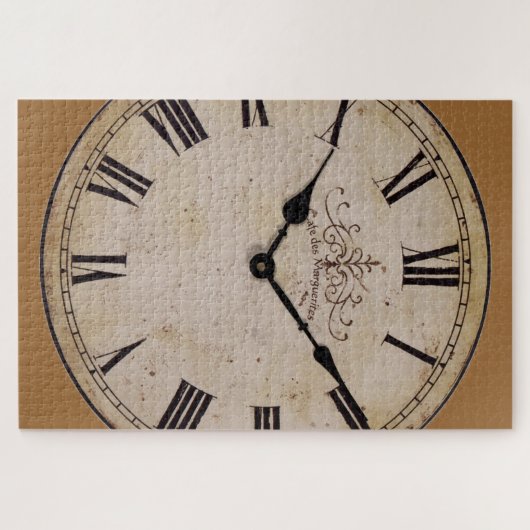  wandklok Oude Antiek kunst Legpuzzel (Horizontaal)