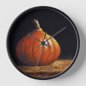 wandklok pompoen (Voorkant)