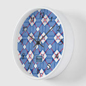 Wandklok (Rode Kruis) RFPMDesigns ©️2023/4 (Hoek)