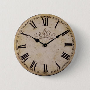  wandklok ronde button 5,7 cm