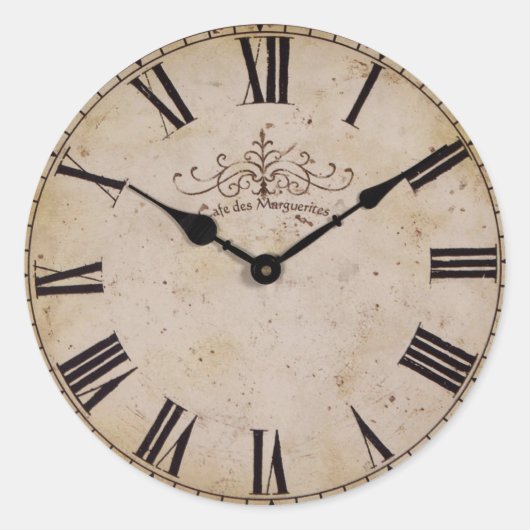  wandklok ronde sticker (Voorkant)