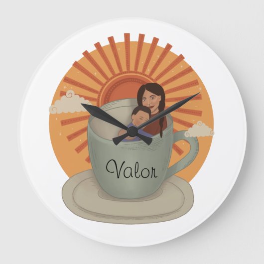 Wandklok - Roots of a Dream: Valor (Voorkant)