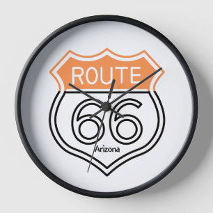 Wandklok, Route 66 creashop_line.