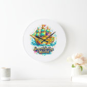 Wandklok 'Smooth Sailing Wealth' (Huis)