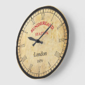  wandklok Sunderland Station 1879 (Hoek)