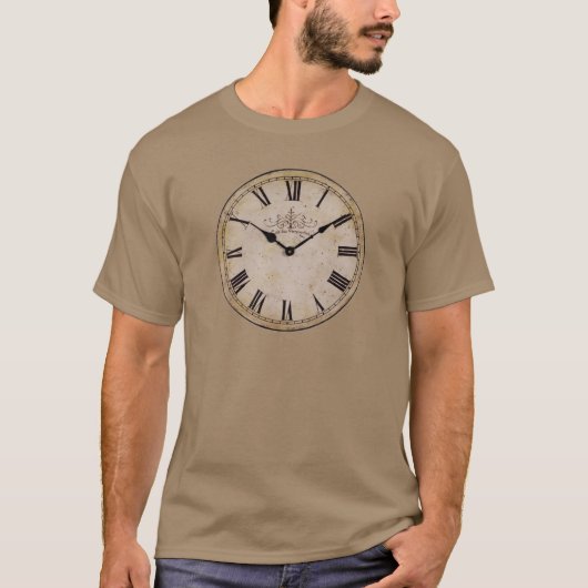 wandklok t-shirt (Voorkant)