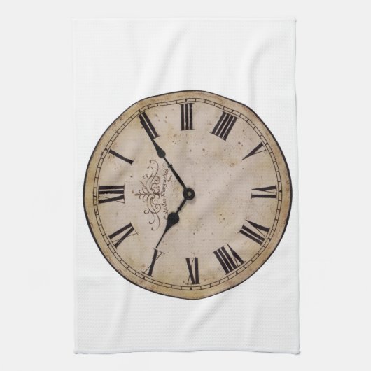 wandklok theedoek (Verticaal)