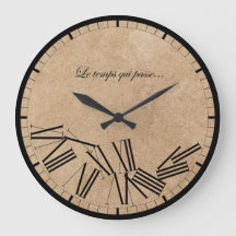 Wandklok - Tijdstip...Papiereffect