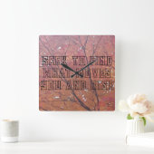 wandklok van kunstenaarschap (Huis)