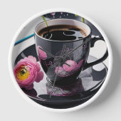 Wandklok, vierkant 27,3 cm, acryl (Voorkant)