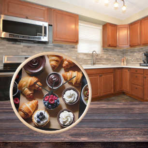 Wandklok, vierkant 27,3 cm, acryl