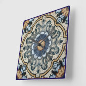 Wandklok - Vierkant tegelontwerp (Hoek)