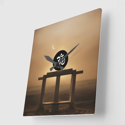 WANDKLOK VIERKANTE VORM (Hoek)