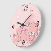 Wandklok voor Beer (Hoek)