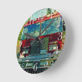 Wandklok voor brandblussers en reddingsvesten (Hoek)