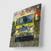 Wandklok voor brandblussers en reddingsvesten (Hoek)