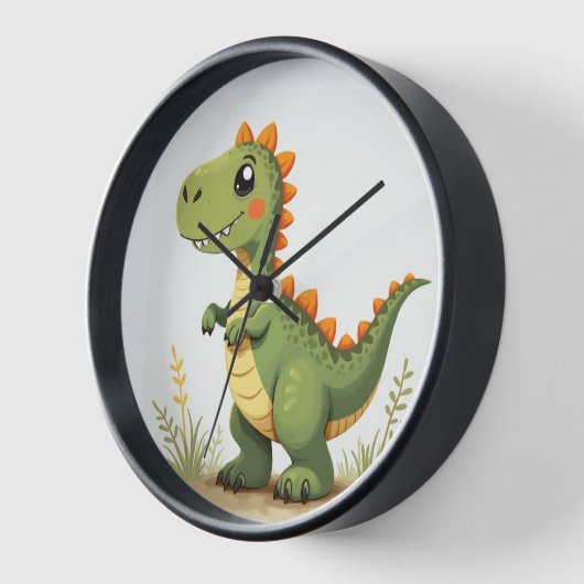 wandklok voor dinosauriërs (Hoek)