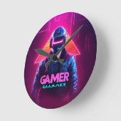 WANDKLOK VOOR GAMERS (Hoek)