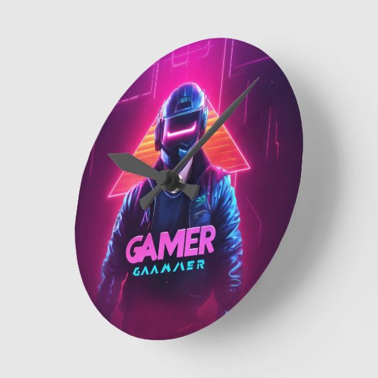 WANDKLOK VOOR GAMERS (Hoek)