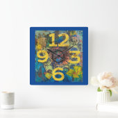 Wandklok voor gemengde media (Huis)