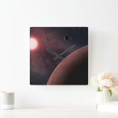 Wandklok voor het planetaire systeem (Huis)