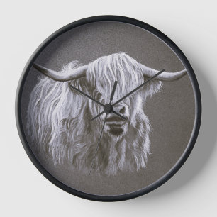 Wandklok voor Koe op het hoogste punt
