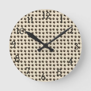 Wandklok voor poten en cijfers