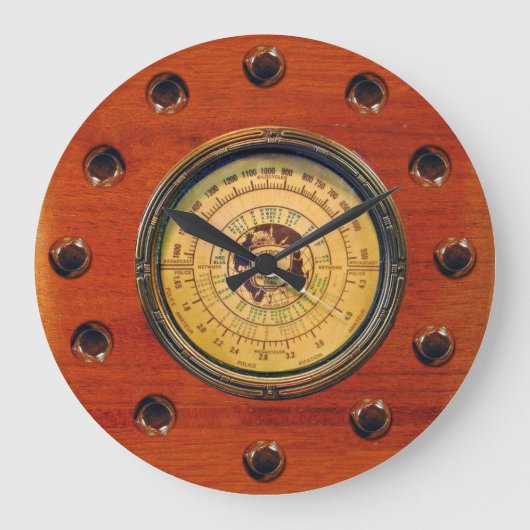  wandklok voor radioontwerp (Voorkant)