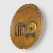 wandklok voor radioontwerp (Hoek)