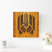 wandklok voor radioontwerp (Huis)