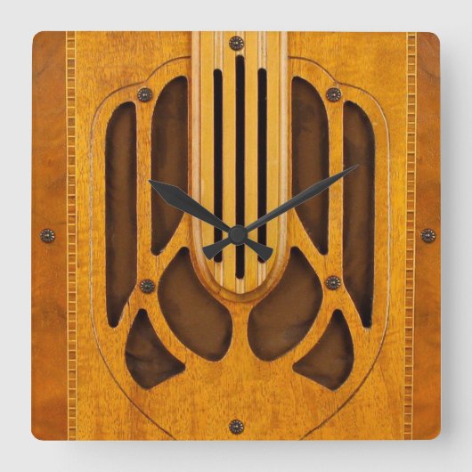 wandklok voor radioontwerp (Voorkant)